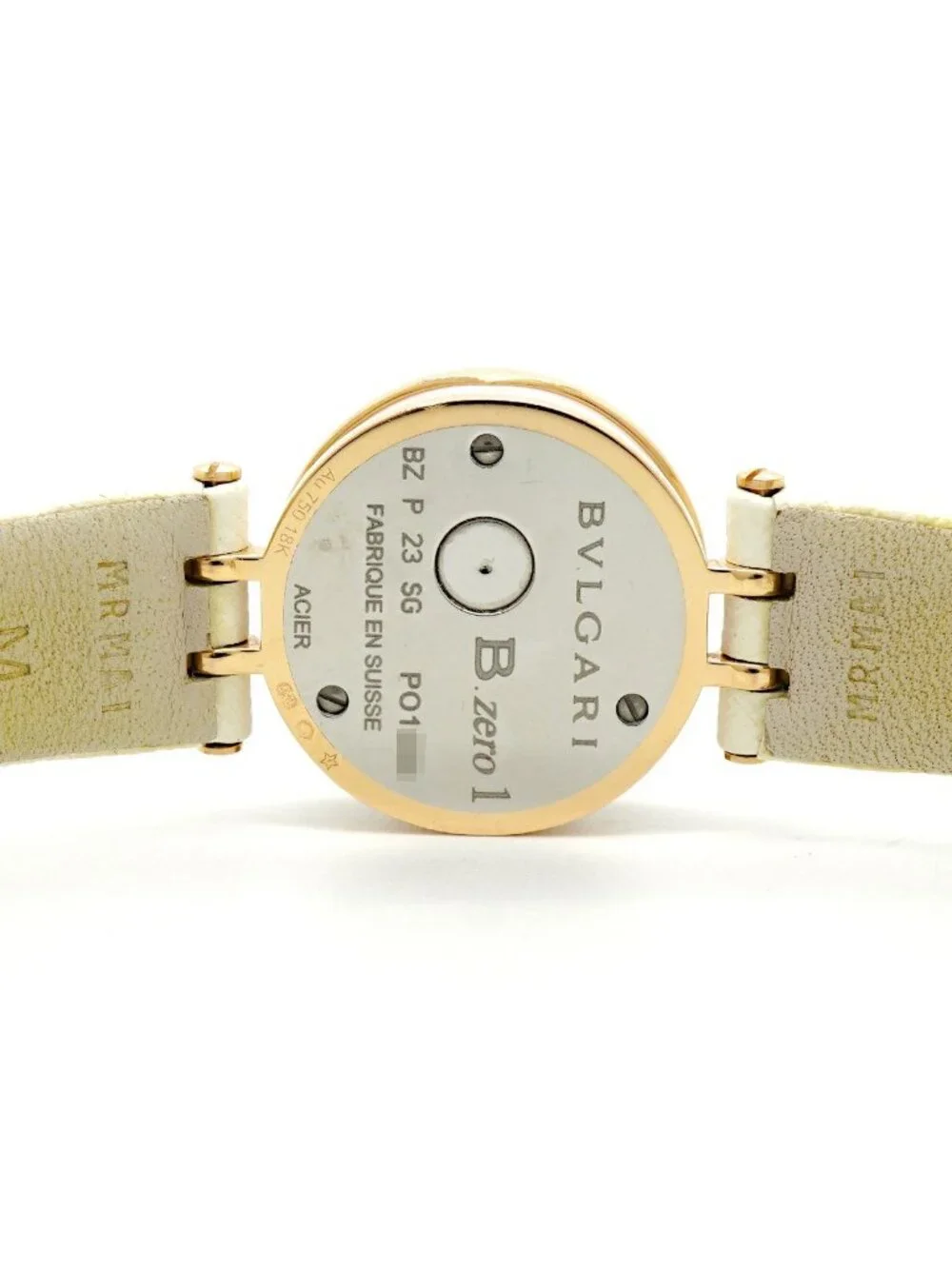 Bvlgari 18k Pink Gold Diamond White Dial Watch